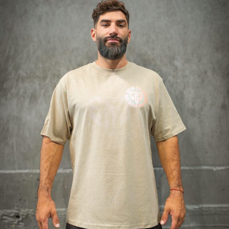 Camiseta oversize "Rise and rise”